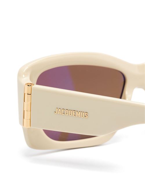 Croisere Sunglasses LINDA FARROW X JACQUEMUS | JAC60C2SUNCROISIERESANDGOLDBROWN